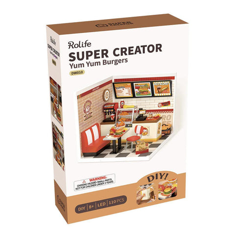 Yum Yum Burgers DIY Miniature Kit