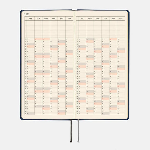 Cosmo Blue Hobonichi Techo Weeks 2026 Planner