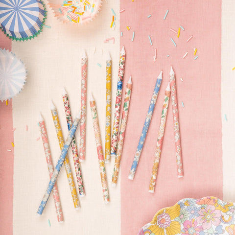 Liberty Mixed Print Party Candles