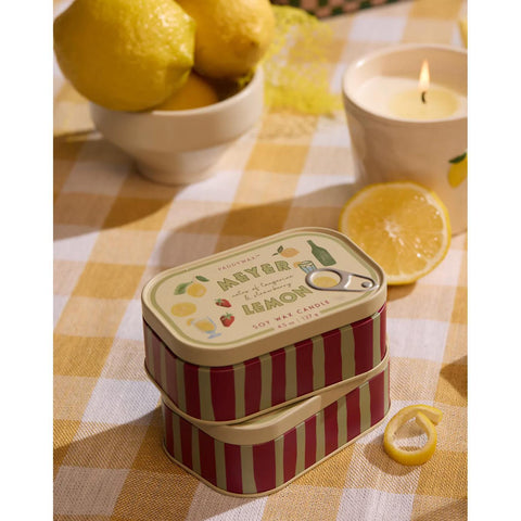 Meyer Lemon Bistro Tin Candle