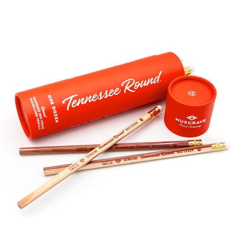 Tennessee Red Round Pencils
