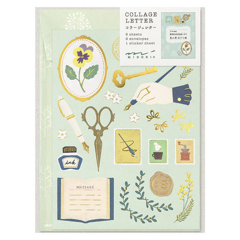 Collage Stationery Letter Set