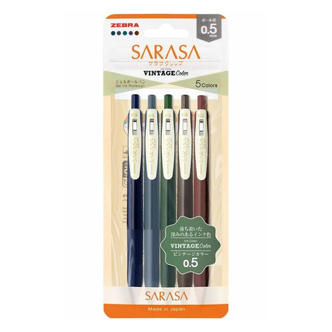 Sarasa Vintage Gel Pen Set #1