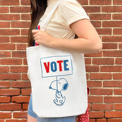 Snoopy VOTE Tote