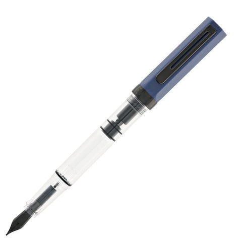 TWSBI Eco Fountain Pen, Slate Blue + Onyx Trim