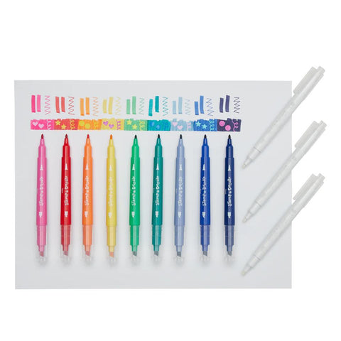 Stamp-a-Doodle Double-Ended Marker Set