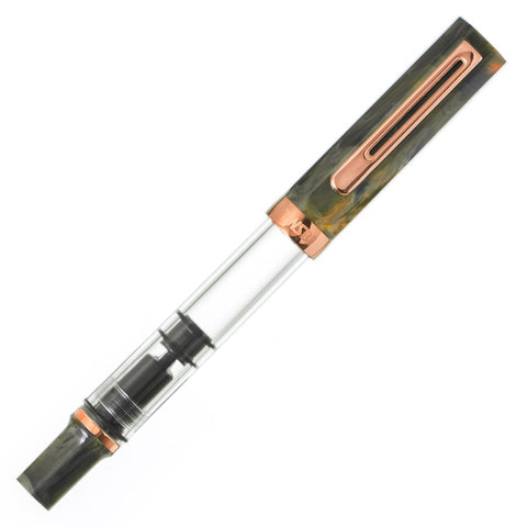 TWSBI Eco Fountain Pen, Serpentine + Bronze