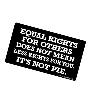 Equal Rights Sticker