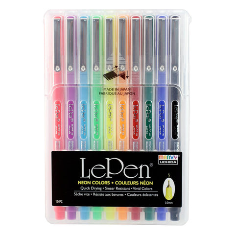 Le Pen Neon Colors Set