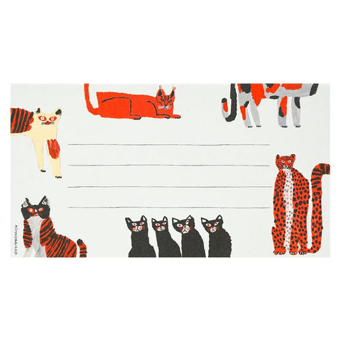Miroko Machiko Cat Double Message Pad