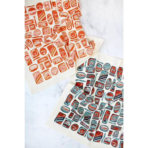 Sardines Tea Towels