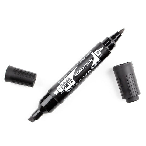 MONO Twin Bold Permanent Marker, Black
