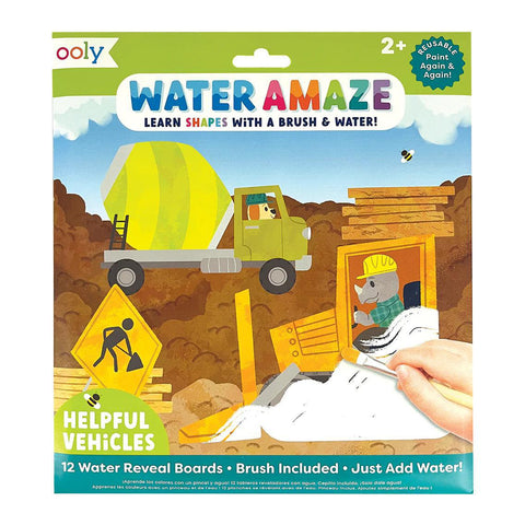 Helpful Vehicles Water Amaze Reveal Boards