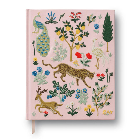 Menagerie Embroidered Sketchbook