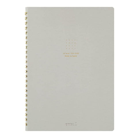 Color Dot Grid Ring Notebooks