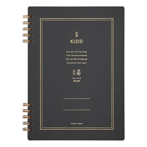Marechal Ring Notebooks, 2mm Grid, Charcoal