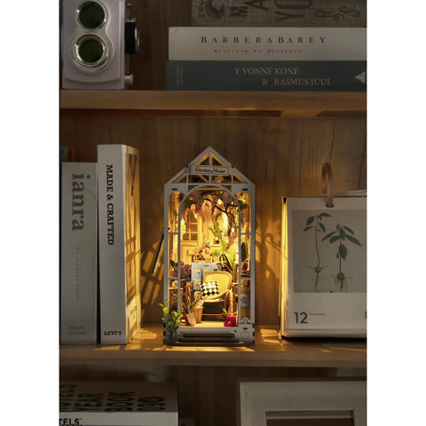 Garden House Book Nook DIY Miniature Kit