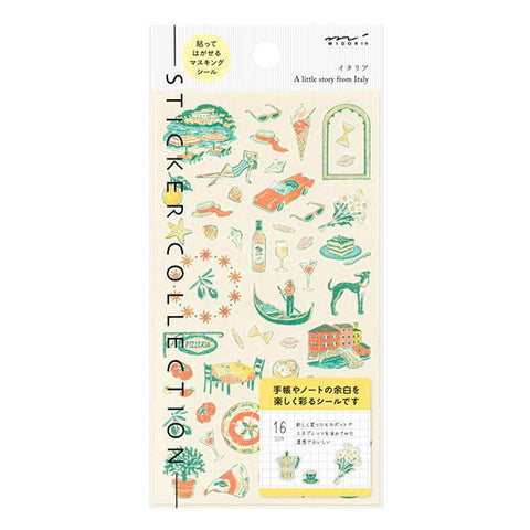 Italian Motifs Sticker Sheet