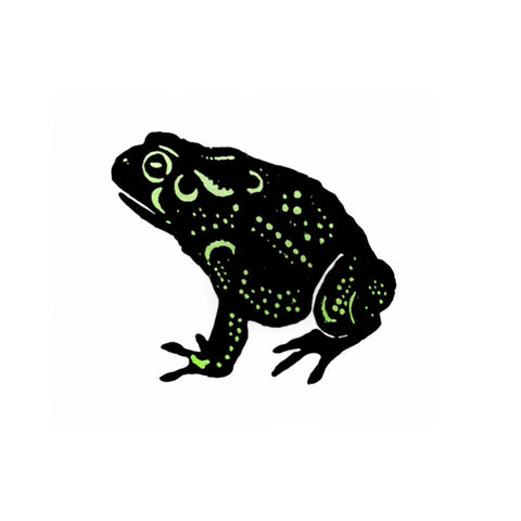 Speckled Foil Frog Tattoos
