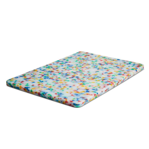 Upcycled Plastic Confetti Cutting Boards