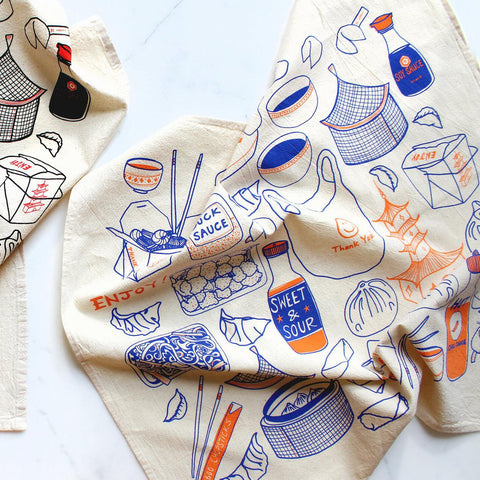 Thank You, Enjoy! Tea Towel