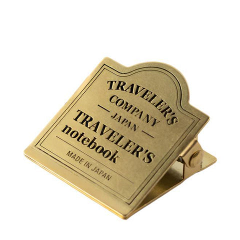 TRAVELER'S notebook, 030 - BRASS Clip
