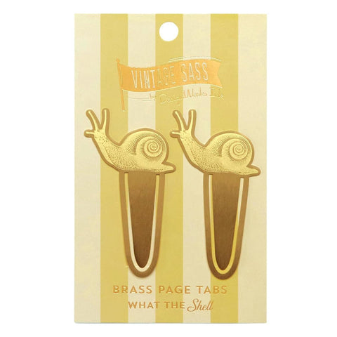 What the Shell Brass Page Tabs