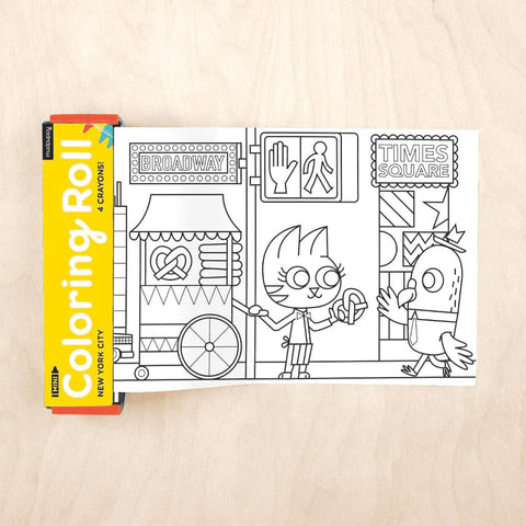 NYC Mini Coloring Roll