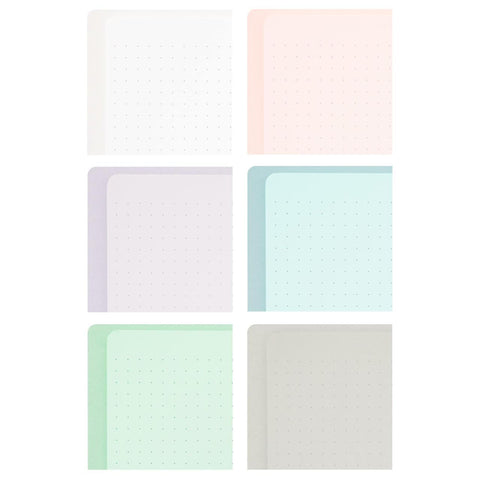 Color Dot Grid Ring Notebooks