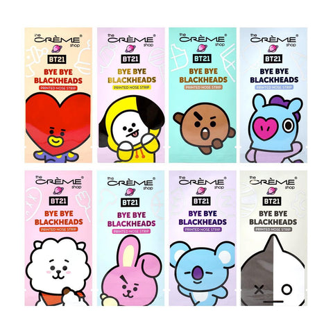 BT21: Bye Bye Blackheads Printed Pore Strips