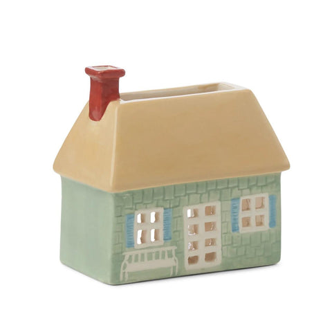 English Cottage Incense + Tea Light Holder