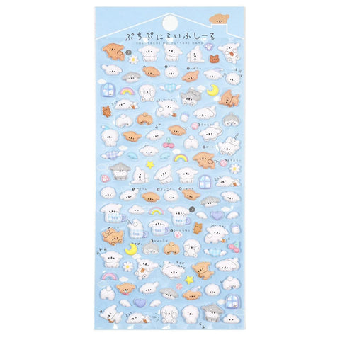 Fluffy Doggies Puffy Stickers