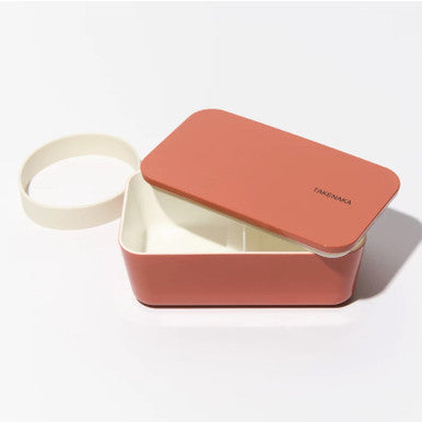 Flat Bento Box, Apricot Rose