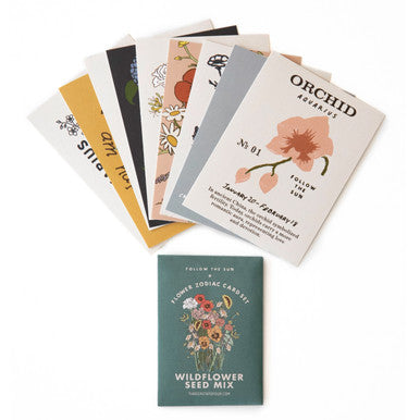 Flower Zodiac Card Sets