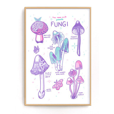 Fungi Riso Print