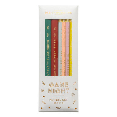 Game Night Pencil Set