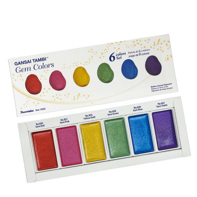 Gansai Tambi Metallic Watercolor Set, Gem