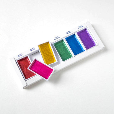 Gansai Tambi Metallic Watercolor Set, Gem