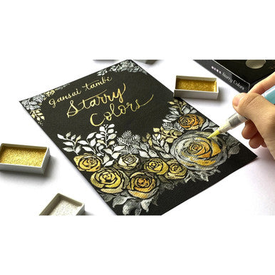 Gansai Tambi Metallic Watercolor Set, Starry