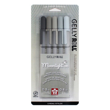 Gelly Roll Moonlight Gray Pen Set