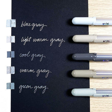 Gelly Roll Moonlight Gray Pen Set
