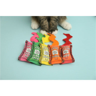 Taco Sauce Packet Cat Toys