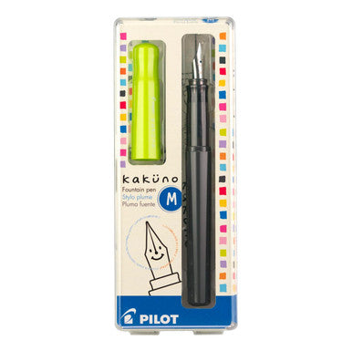 Kakuno Fountain Pen, Green, Medium