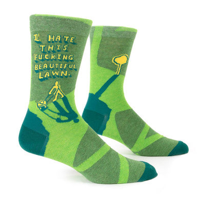 Hate This Lawn Men's Socks