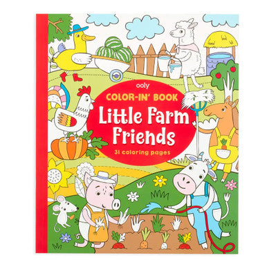 Little Farm Friends Color-in' Book