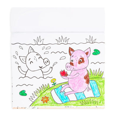 Little Farm Friends Color-in' Book