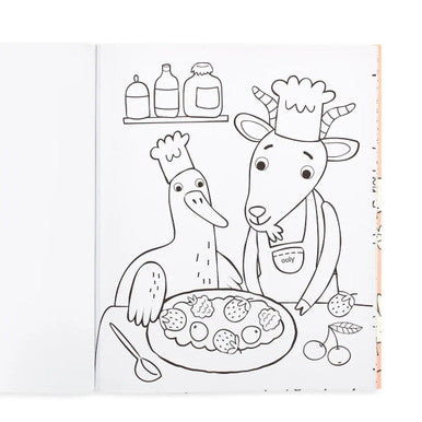 Little Farm Friends Color-in' Book