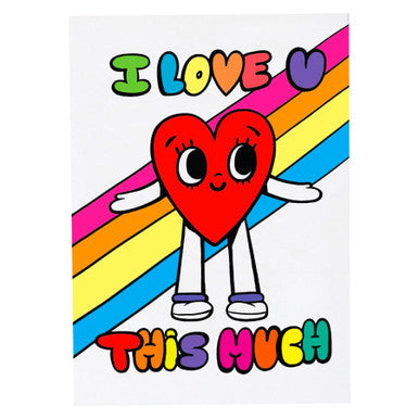 Love U This Much Card