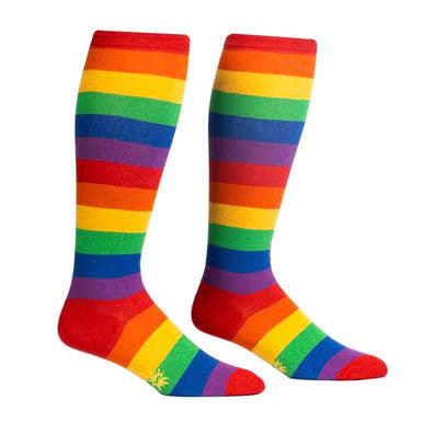 March with Pride Extra-Stretchy Knee High Socks