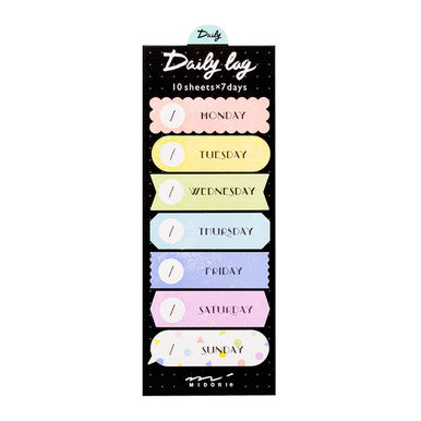 Daily Log Sticky Notes